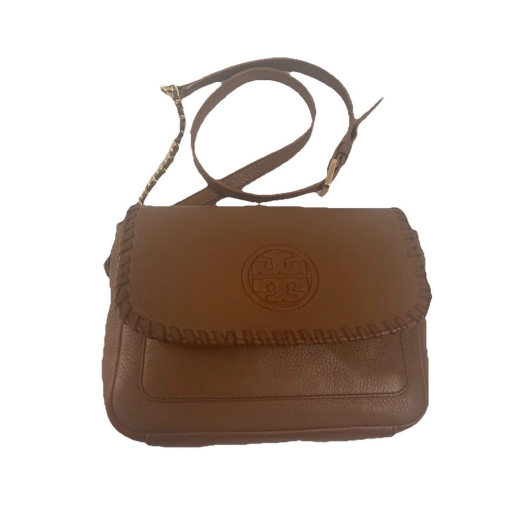 Tory Burch Crossbody handbag Camel Leather Shoulderbag tote - Picture 15 of 15